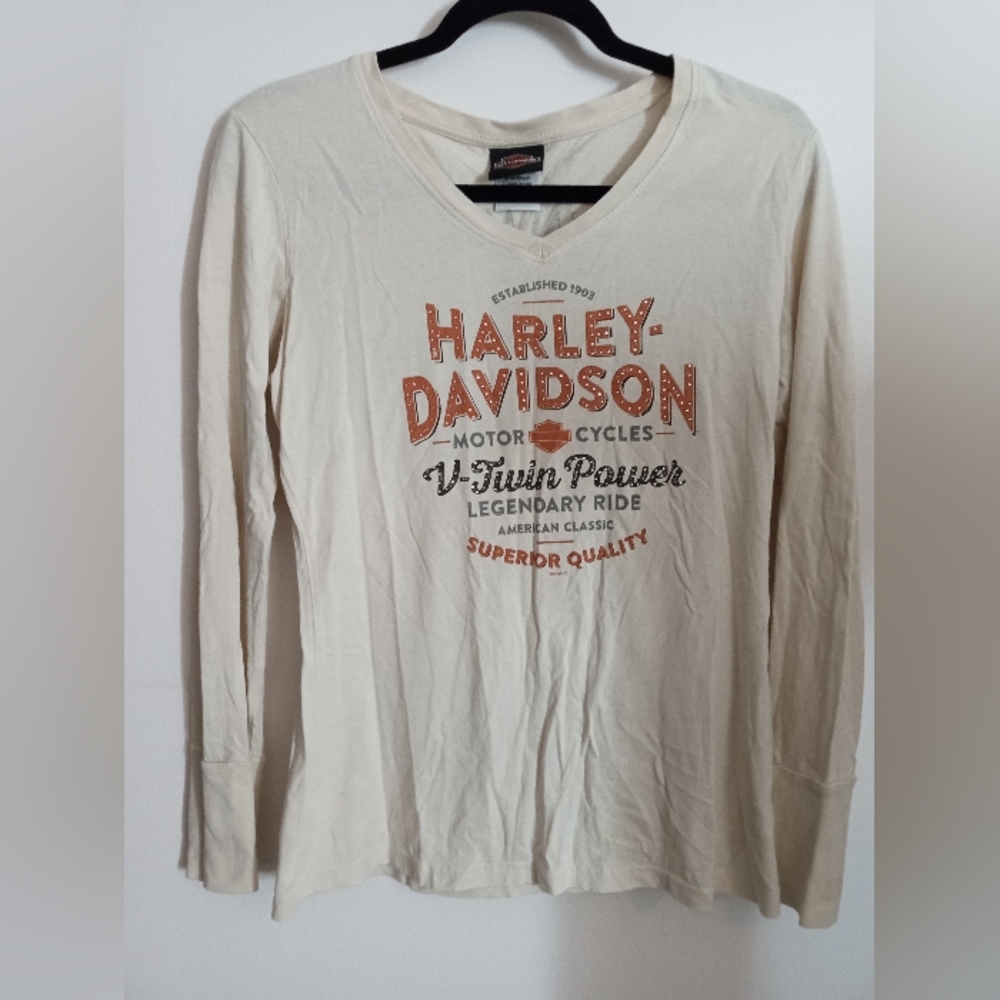 Harley Davidson 100% cotton long sleeve